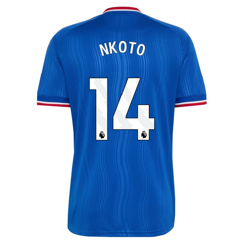 Danxen Herren Bassirou Nkoto #14 Blau Weiß Rot Auswärtstrikot Trikot 2026/27 T-Shirt Österreich