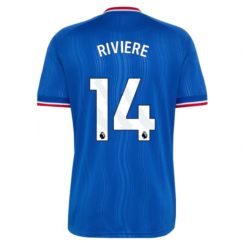 Danxen Herren Jayde Riviere #14 Blau Weiß Rot Auswärtstrikot Trikot 2026/27 T-Shirt Österreich