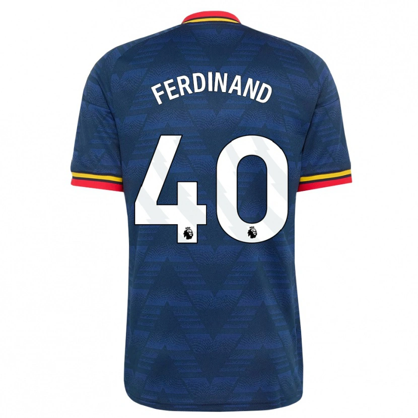 Danxen Herren Seb Ferdinand #40 Mitternachtsblau Gelb Rot Auswärtstrikot Trikot 2026/27 T-Shirt Österreich