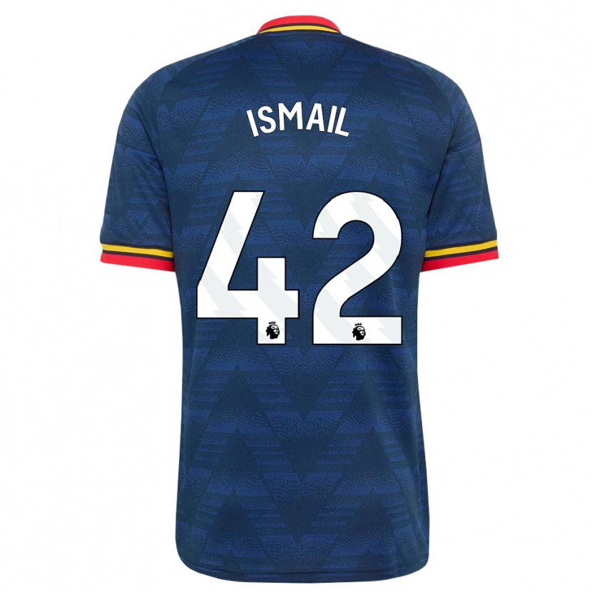 Danxen Herren Cam'ron Ismail #42 Mitternachtsblau Gelb Rot Auswärtstrikot Trikot 2026/27 T-Shirt Österreich