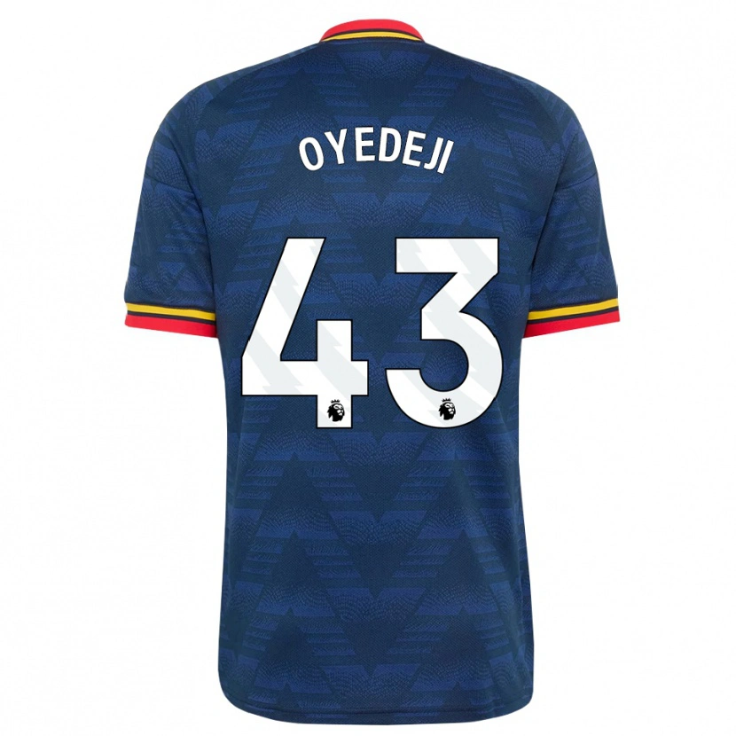 Danxen Herren Nathan Butler Oyedeji #43 Mitternachtsblau Gelb Rot Auswärtstrikot Trikot 2026/27 T-Shirt Österreich