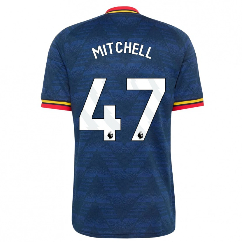 Danxen Herren Remy Mitchell #47 Mitternachtsblau Gelb Rot Auswärtstrikot Trikot 2026/27 T-Shirt Österreich