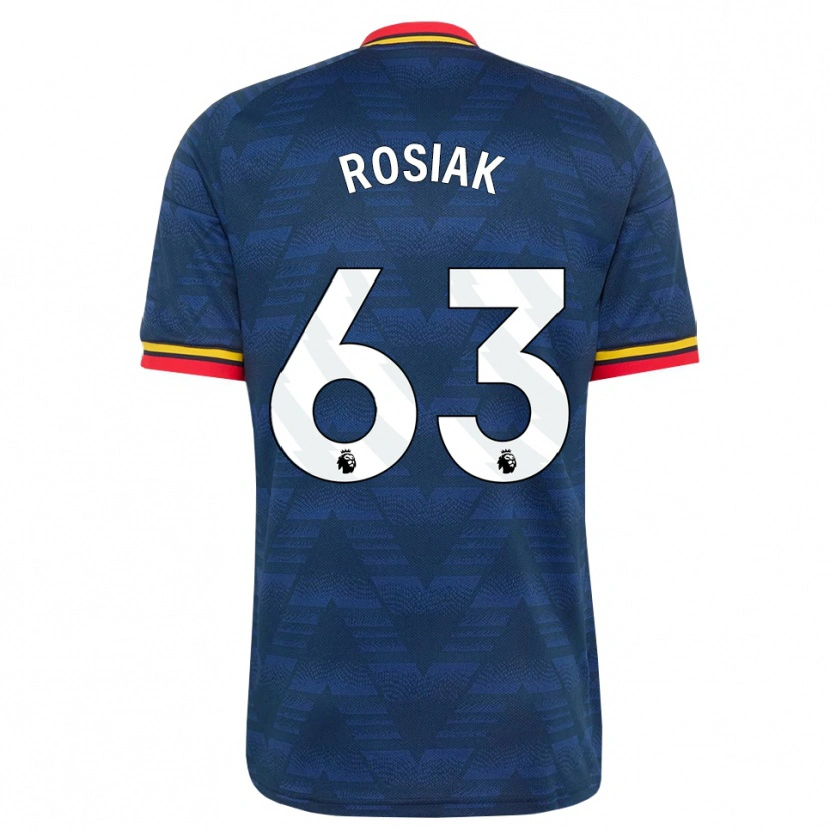 Danxen Herren Michal Rosiak #63 Mitternachtsblau Gelb Rot Auswärtstrikot Trikot 2026/27 T-Shirt Österreich