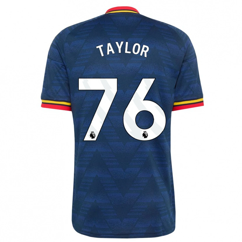 Danxen Herren Kido Taylor Hart #76 Mitternachtsblau Gelb Rot Auswärtstrikot Trikot 2026/27 T-Shirt Österreich