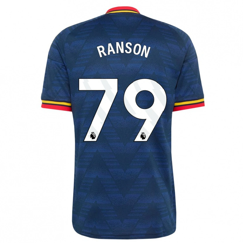 Danxen Herren Khari Ranson #79 Mitternachtsblau Gelb Rot Auswärtstrikot Trikot 2026/27 T-Shirt Österreich