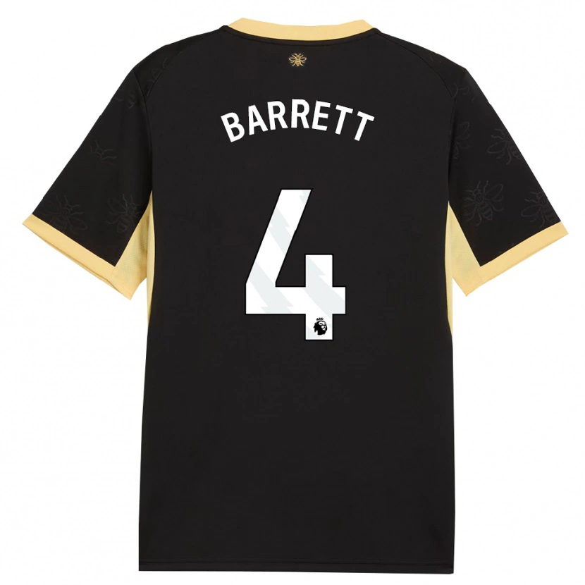 Danxen Herren Marlow Barrett #4 Schwarz Gelb Auswärtstrikot Trikot 2026/27 T-Shirt Österreich