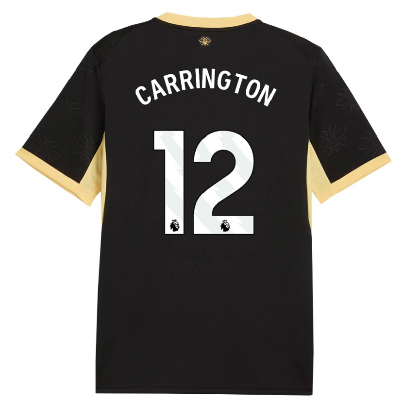 Danxen Herren Theo Carrington #12 Schwarz Gelb Auswärtstrikot Trikot 2026/27 T-Shirt Österreich