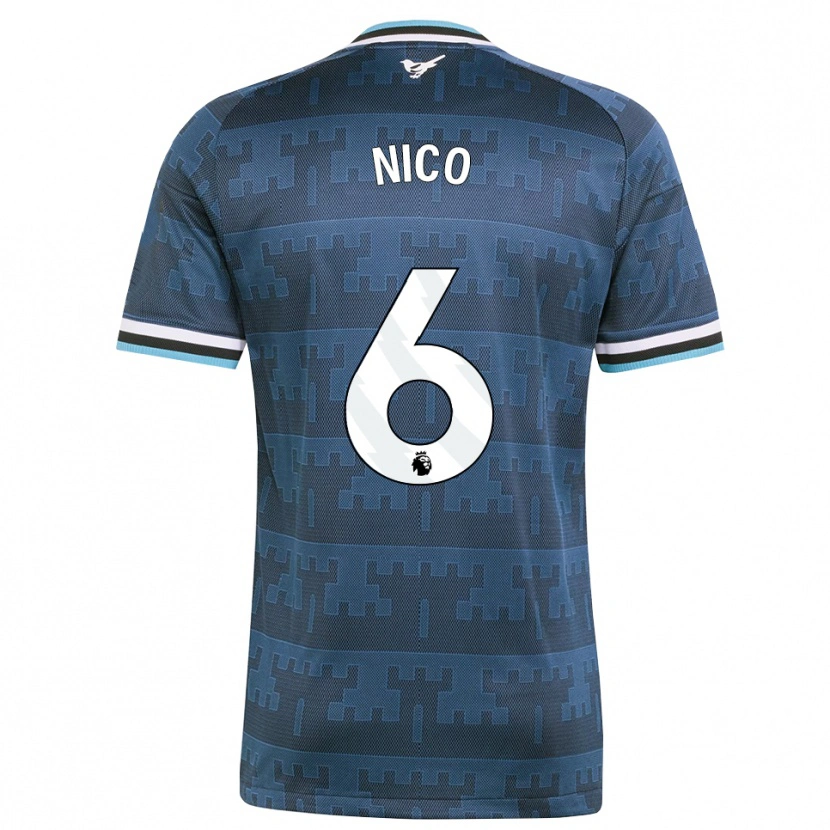 Danxen Herren Nico González #6 Gelb Schwarz Blau Auswärtstrikot Trikot 2026/27 T-Shirt Österreich