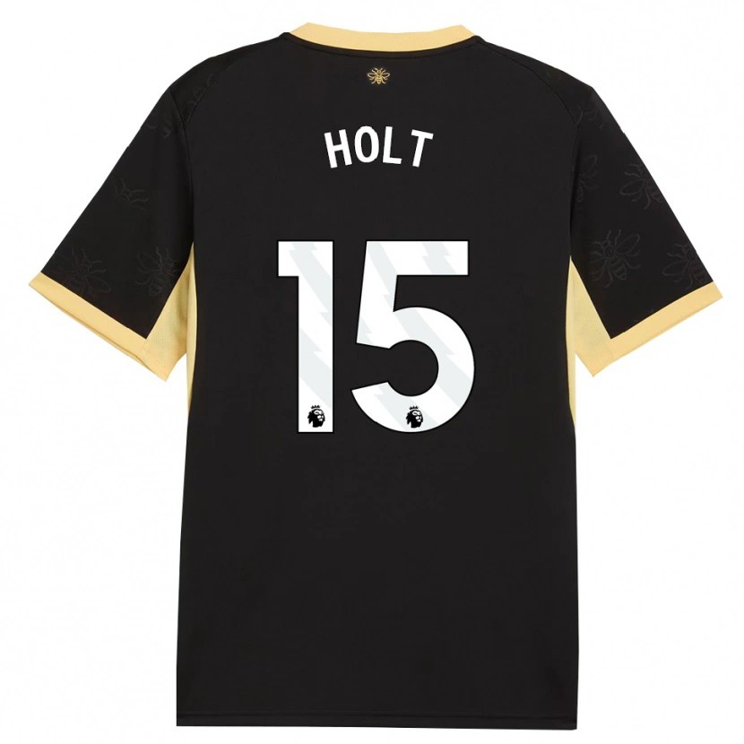 Danxen Herren Charlie Holt #15 Schwarz Gelb Auswärtstrikot Trikot 2026/27 T-Shirt Österreich