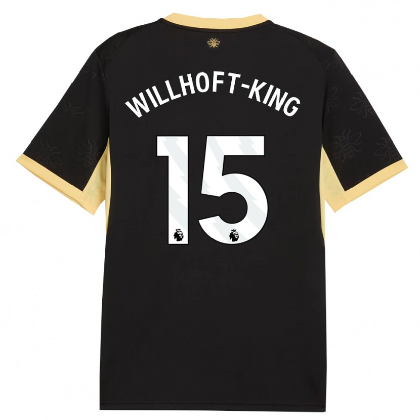 Danxen Herren Han Willhoft-King #15 Schwarz Gelb Auswärtstrikot Trikot 2026/27 T-Shirt Österreich