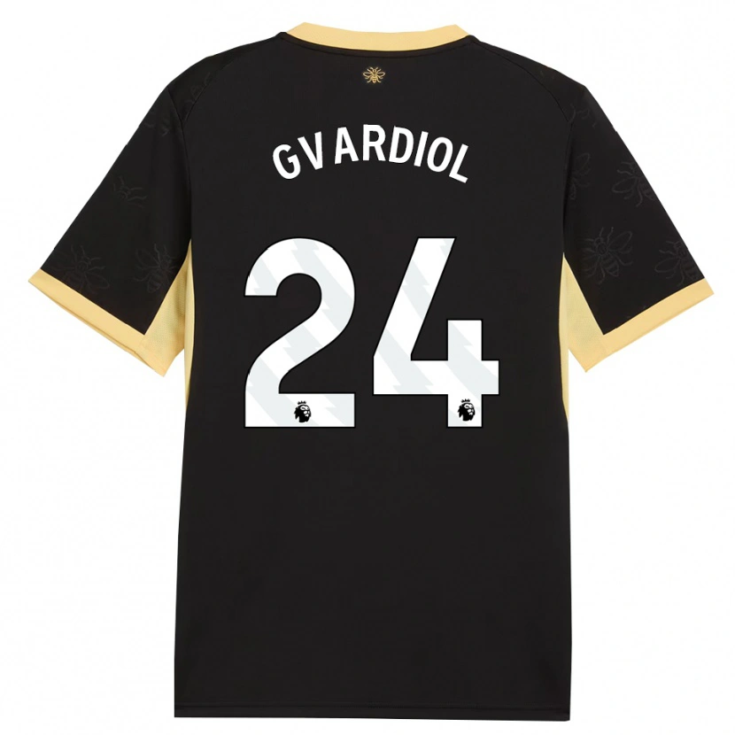 Danxen Herren Josko Gvardiol #24 Schwarz Gelb Auswärtstrikot Trikot 2026/27 T-Shirt Österreich