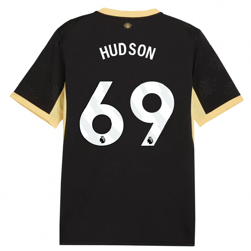 Danxen Herren Max Hudson #69 Schwarz Gelb Auswärtstrikot Trikot 2026/27 T-Shirt Österreich