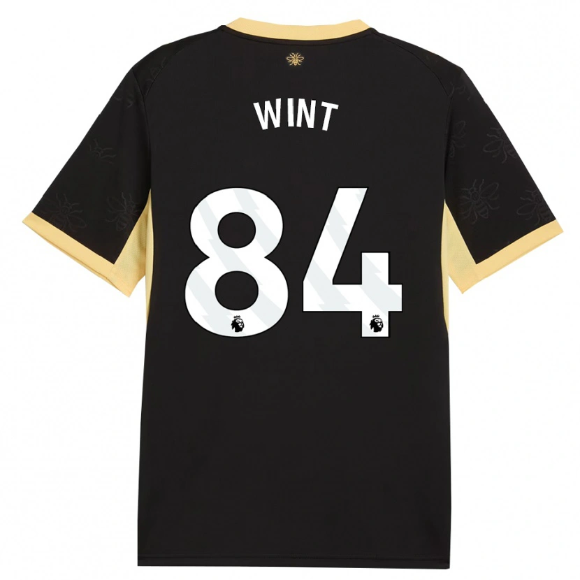 Danxen Herren Jack Wint #84 Schwarz Gelb Auswärtstrikot Trikot 2026/27 T-Shirt Österreich