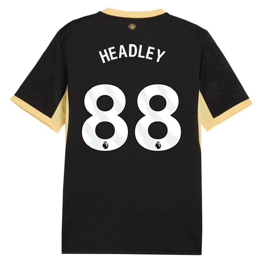 Danxen Herren Dante Headley #88 Schwarz Gelb Auswärtstrikot Trikot 2026/27 T-Shirt Österreich