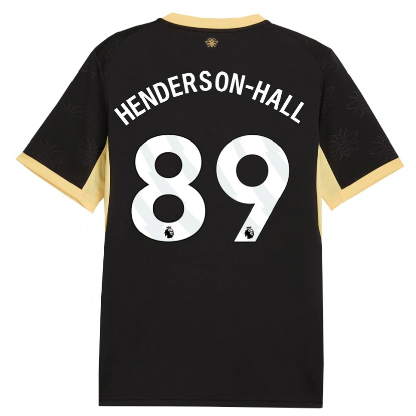 Danxen Herren Matty Henderson-Hall #89 Schwarz Gelb Auswärtstrikot Trikot 2026/27 T-Shirt Österreich