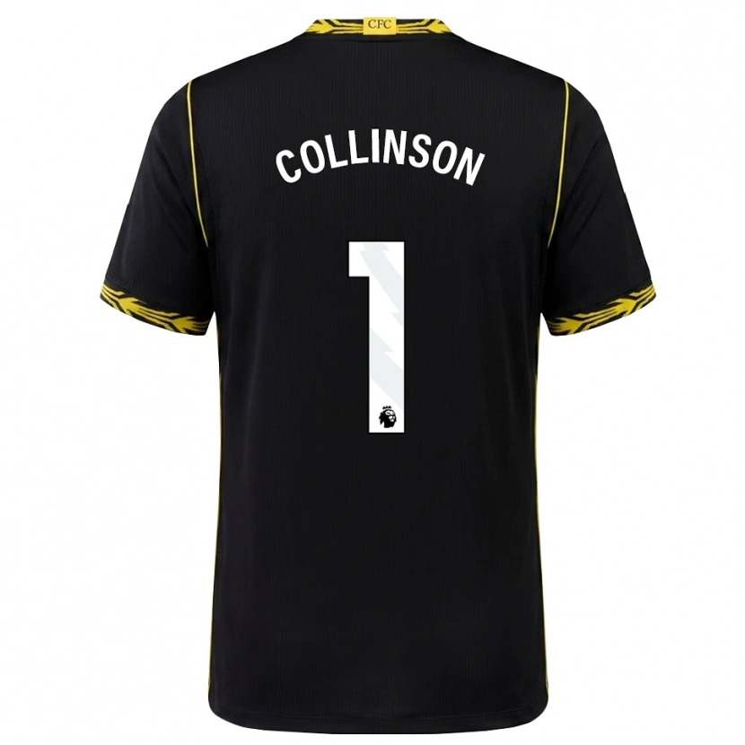 Danxen Herren Isaac Collinson #1 Schwarz Gelb Auswärtstrikot Trikot 2026/27 T-Shirt Österreich