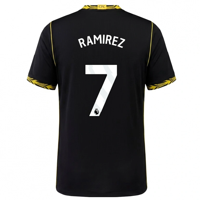 Danxen Herren Mayra Ramírez #7 Schwarz Gelb Auswärtstrikot Trikot 2026/27 T-Shirt Österreich