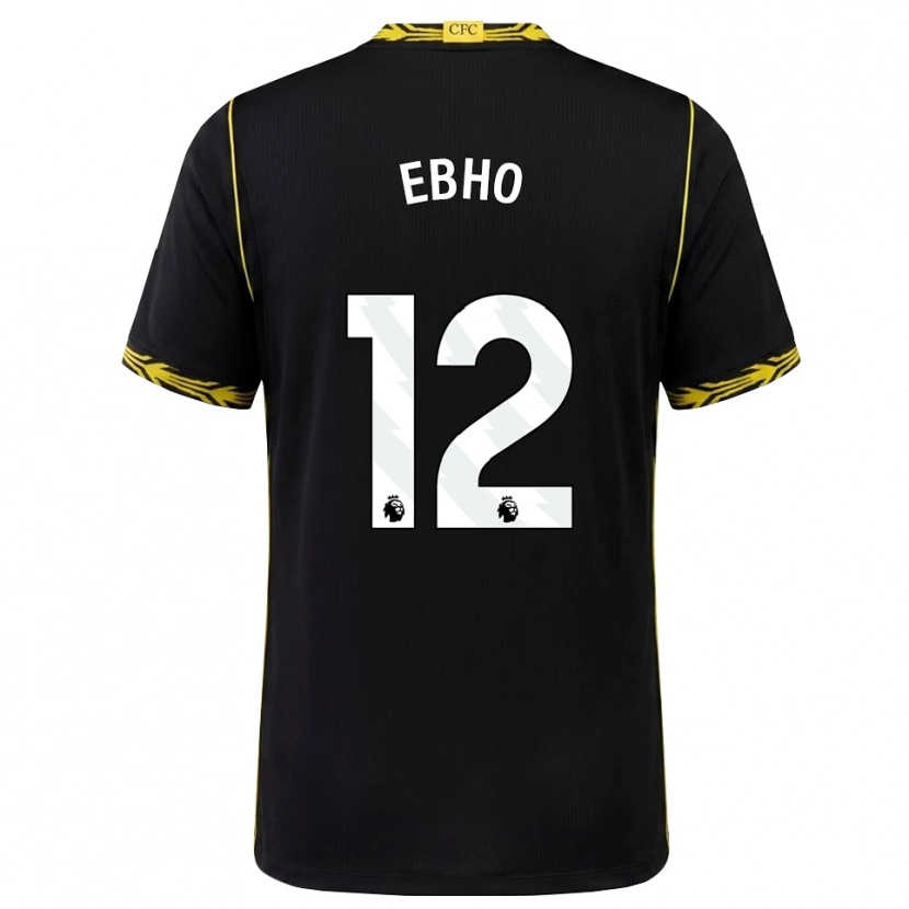 Danxen Herren Riley Ebho #12 Schwarz Gelb Auswärtstrikot Trikot 2026/27 T-Shirt Österreich