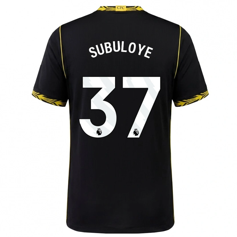Danxen Herren Olutayo Subuloye #37 Schwarz Gelb Auswärtstrikot Trikot 2026/27 T-Shirt Österreich