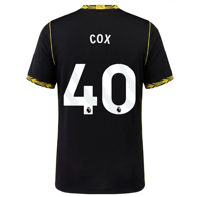 Danxen Herren Katie Cox #40 Schwarz Gelb Auswärtstrikot Trikot 2026/27 T-Shirt Österreich