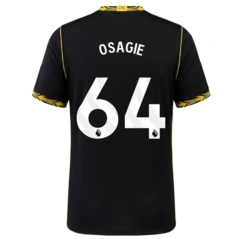 Danxen Herren Justin Osagie #64 Schwarz Gelb Auswärtstrikot Trikot 2026/27 T-Shirt Österreich