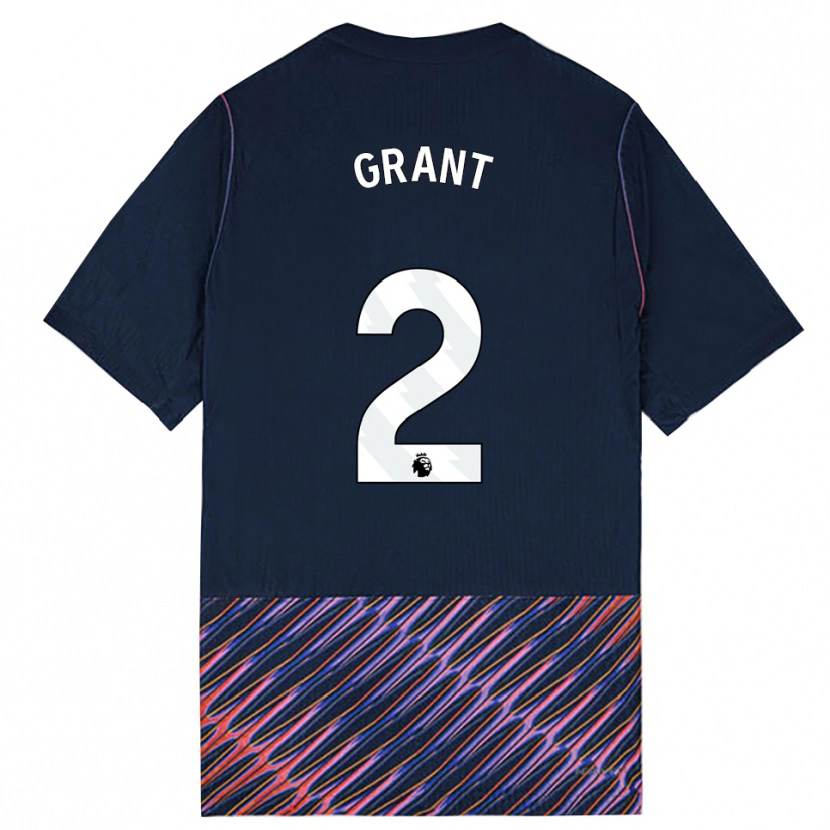 Danxen Herren Charlotte Grant #2 Königlich Blau Weiß Auswärtstrikot Trikot 2026/27 T-Shirt Österreich