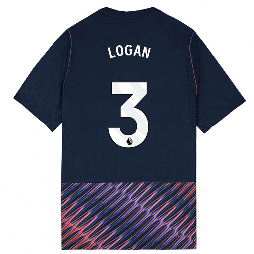 Danxen Herren Calum Logan #3 Königlich Blau Weiß Auswärtstrikot Trikot 2026/27 T-Shirt Österreich