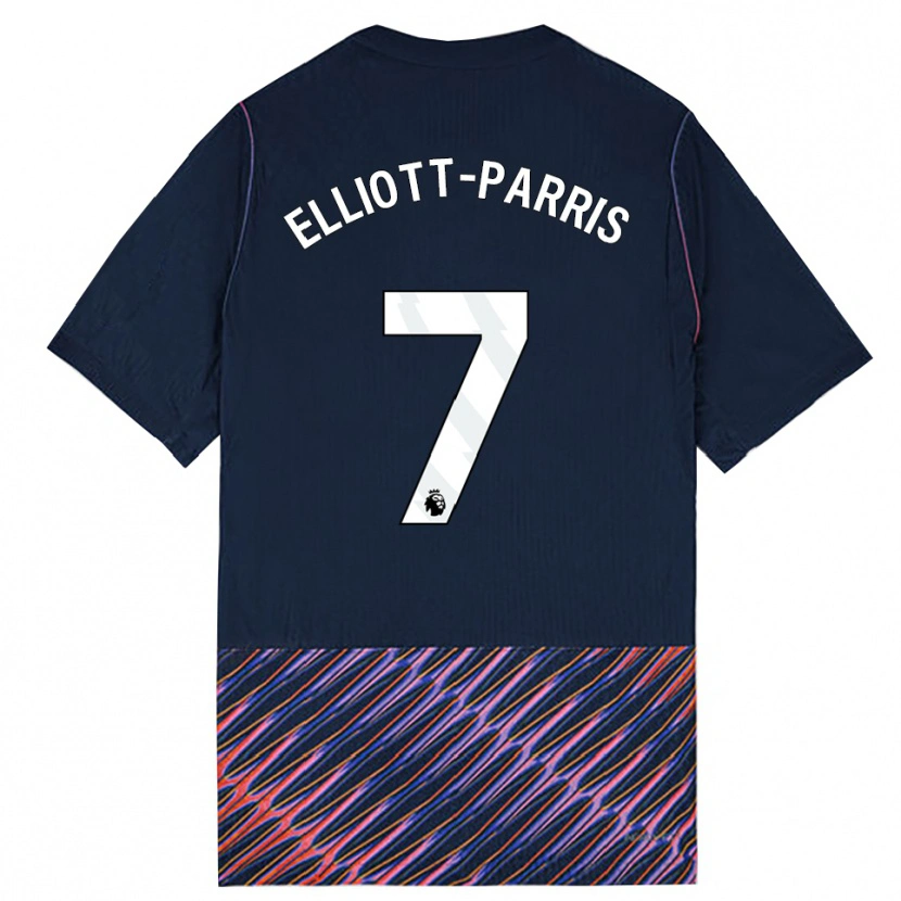 Danxen Herren Reiss Elliott-Parris #7 Königlich Blau Weiß Auswärtstrikot Trikot 2026/27 T-Shirt Österreich