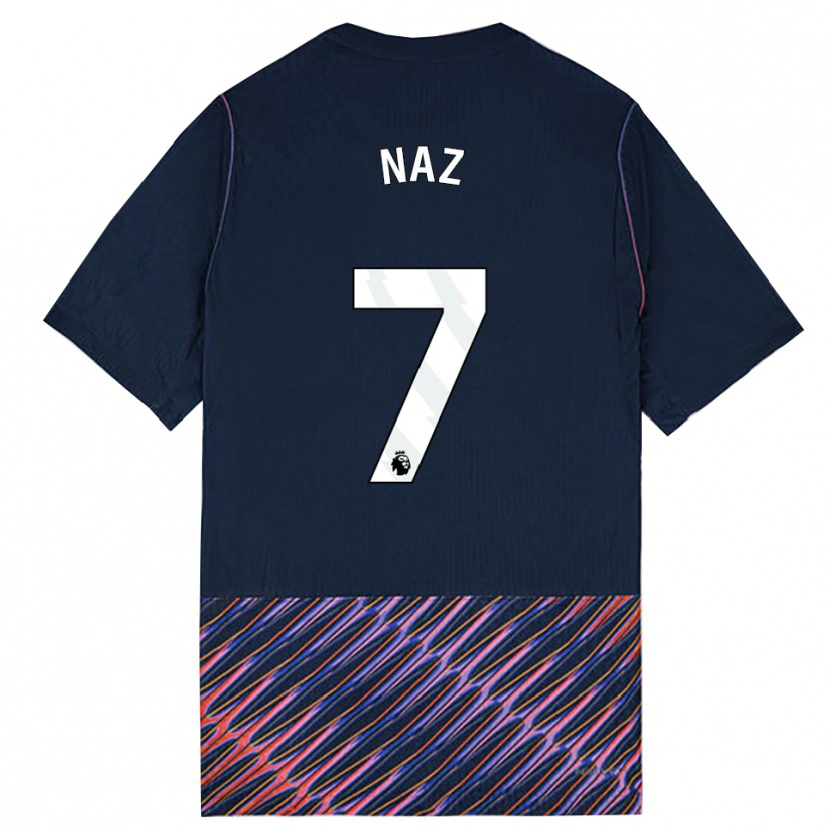 Danxen Herren Jessica Naz #7 Königlich Blau Weiß Auswärtstrikot Trikot 2026/27 T-Shirt Österreich