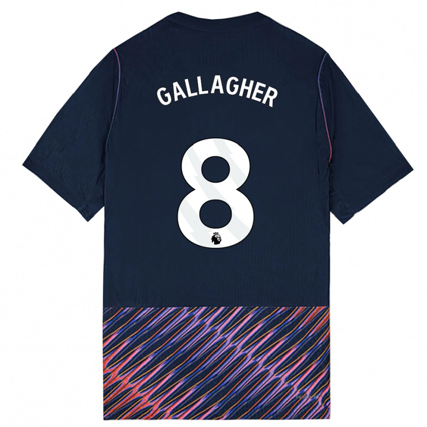 Danxen Herren Conor Gallagher #8 Königlich Blau Weiß Auswärtstrikot Trikot 2026/27 T-Shirt Österreich