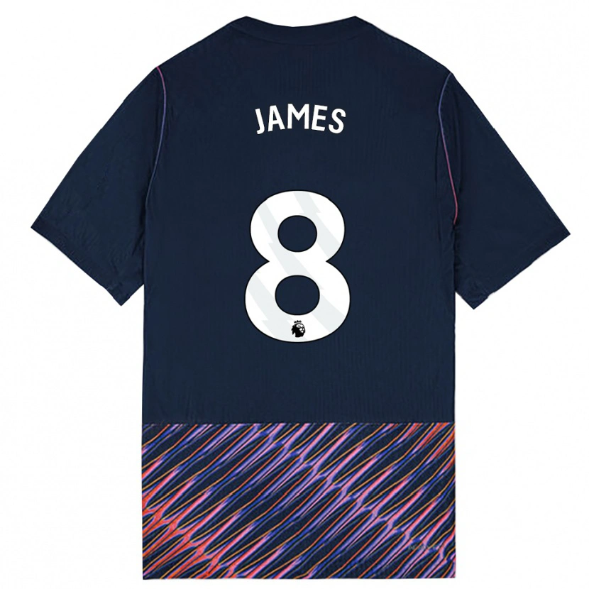 Danxen Herren Angharad James #8 Königlich Blau Weiß Auswärtstrikot Trikot 2026/27 T-Shirt Österreich