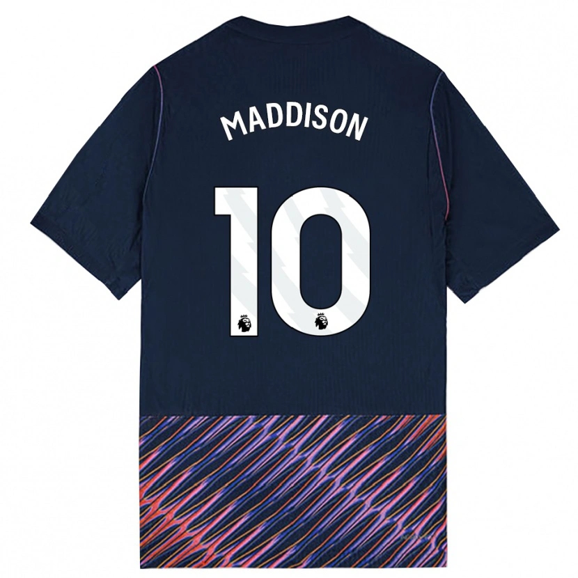 Danxen Herren James Maddison #10 Königlich Blau Weiß Auswärtstrikot Trikot 2026/27 T-Shirt Österreich