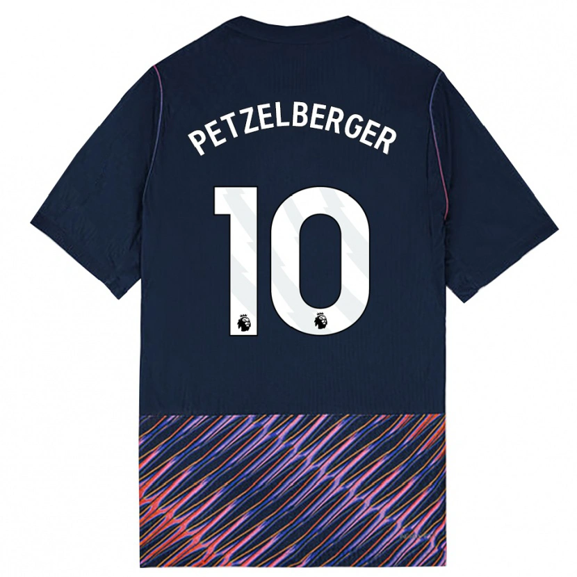 Danxen Herren Ramona Petzelberger #10 Königlich Blau Weiß Auswärtstrikot Trikot 2026/27 T-Shirt Österreich