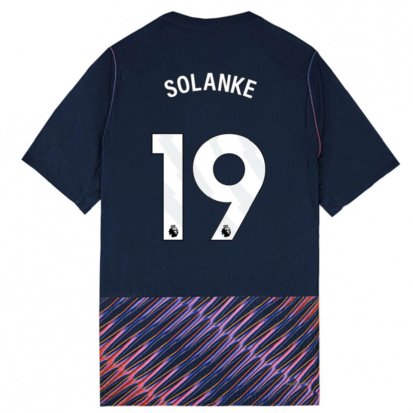 Danxen Herren Dominic Solanke #19 Königlich Blau Weiß Auswärtstrikot Trikot 2026/27 T-Shirt Österreich