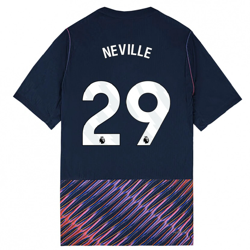 Danxen Herren Ashleigh Neville #29 Königlich Blau Weiß Auswärtstrikot Trikot 2026/27 T-Shirt Österreich