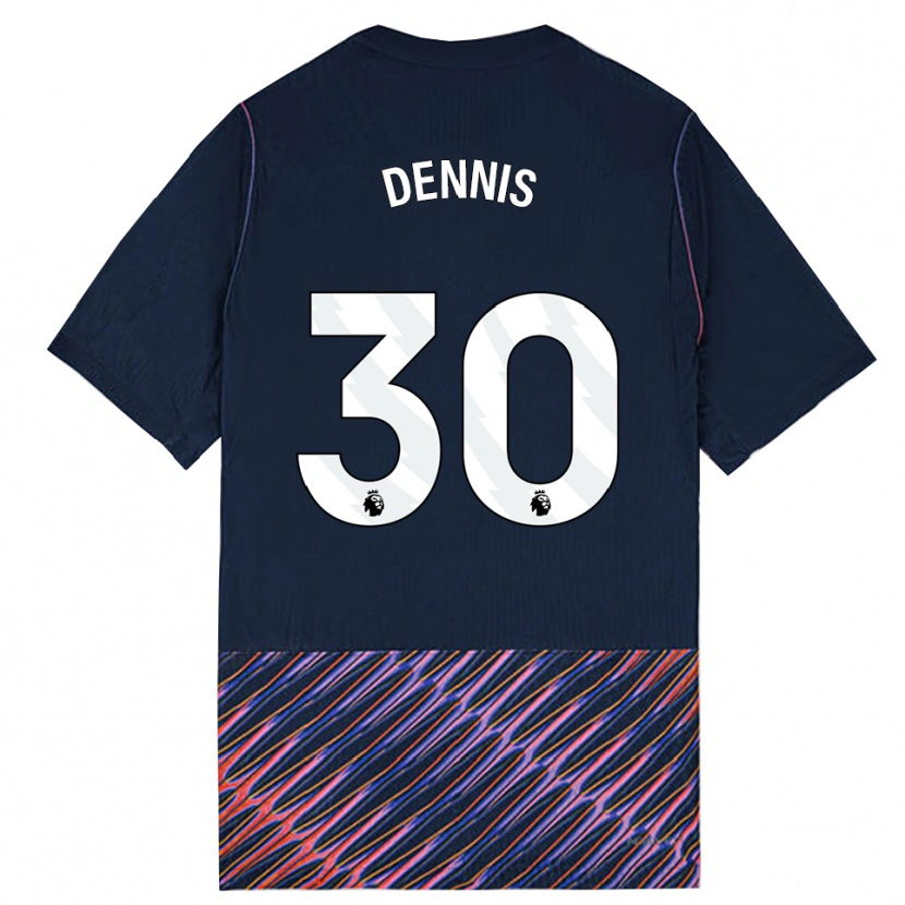 Danxen Herren Araya Dennis #30 Königlich Blau Weiß Auswärtstrikot Trikot 2026/27 T-Shirt Österreich