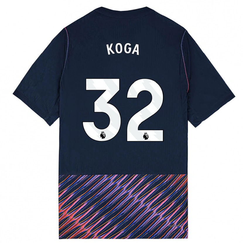Danxen Herren Tōko Koga #32 Königlich Blau Weiß Auswärtstrikot Trikot 2026/27 T-Shirt Österreich
