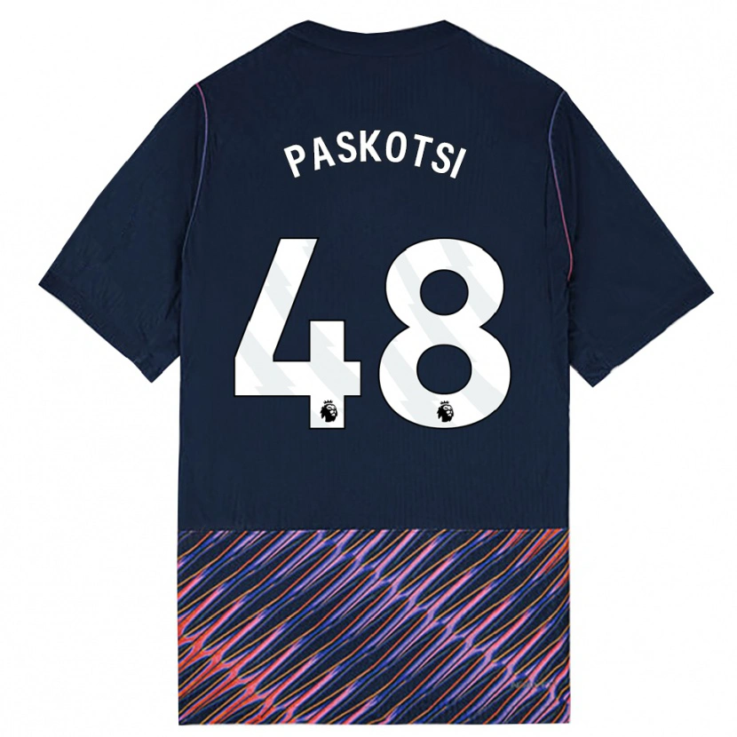 Danxen Herren Maksim Paskotsi #48 Königlich Blau Weiß Auswärtstrikot Trikot 2026/27 T-Shirt Österreich