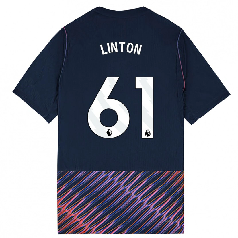 Danxen Herren Jahziah Linton #61 Königlich Blau Weiß Auswärtstrikot Trikot 2026/27 T-Shirt Österreich