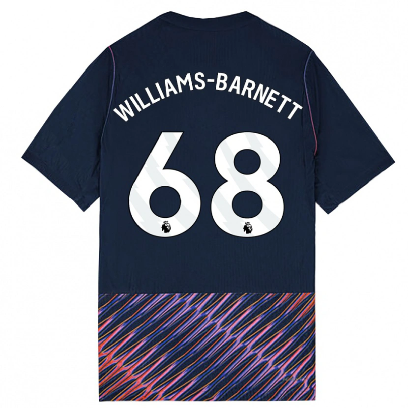 Danxen Herren Luca Williams-Barnett #68 Königlich Blau Weiß Auswärtstrikot Trikot 2026/27 T-Shirt Österreich