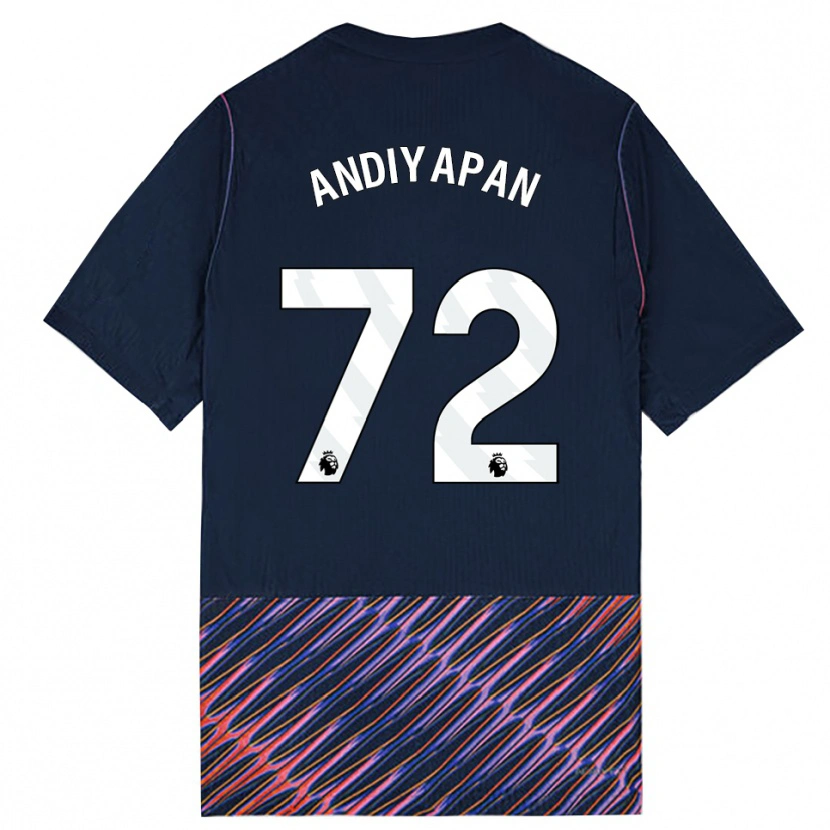 Danxen Herren William Andiyapan #72 Königlich Blau Weiß Auswärtstrikot Trikot 2026/27 T-Shirt Österreich