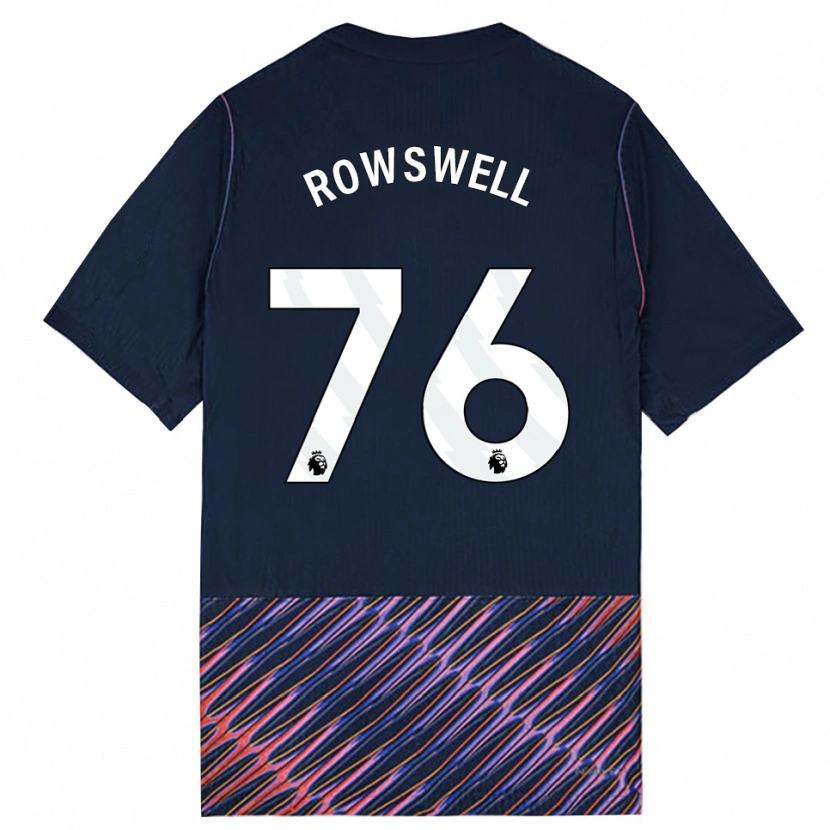 Danxen Herren James Rowswell #76 Königlich Blau Weiß Auswärtstrikot Trikot 2026/27 T-Shirt Österreich