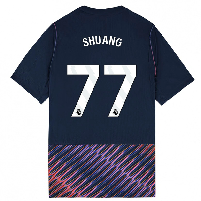 Danxen Herren Wang Shuang #77 Königlich Blau Weiß Auswärtstrikot Trikot 2026/27 T-Shirt Österreich