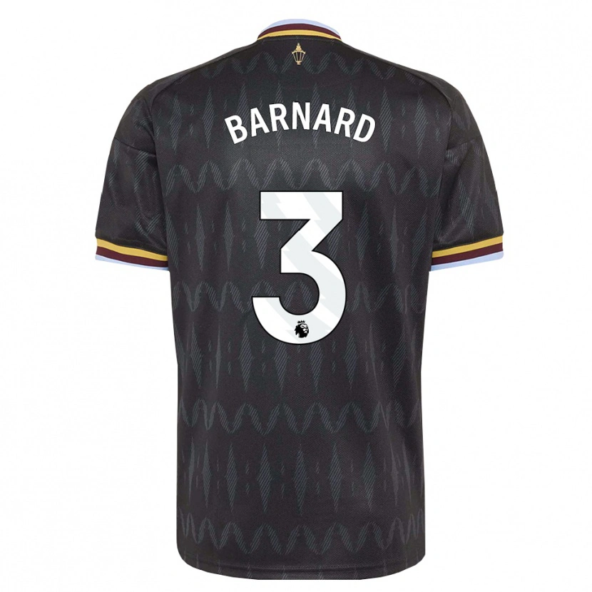 Danxen Herren Finlay Barnard #3 Kornblumenblau Schwarz Gelb Auswärtstrikot Trikot 2026/27 T-Shirt Österreich