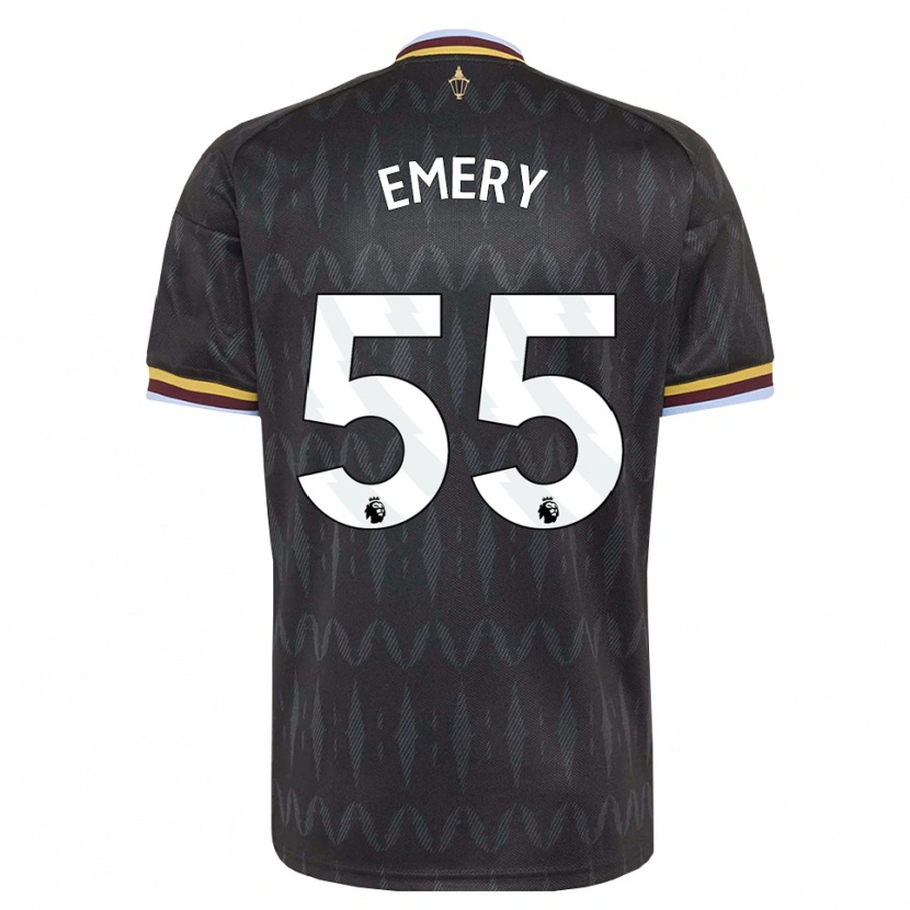 Danxen Herren Lander Emery #55 Kornblumenblau Schwarz Gelb Auswärtstrikot Trikot 2026/27 T-Shirt Österreich