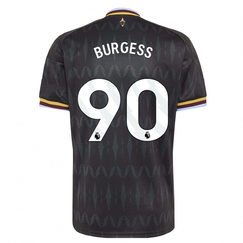 Danxen Herren Woody Burgess #90 Kornblumenblau Schwarz Gelb Auswärtstrikot Trikot 2026/27 T-Shirt Österreich
