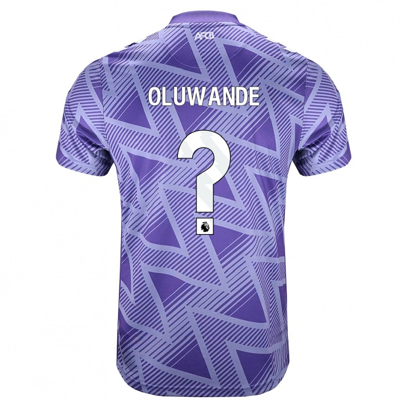 Danxen Herren Adrian Oluwande #0 Blassesviolett Rot Weiß Auswärtstrikot Trikot 2026/27 T-Shirt Österreich