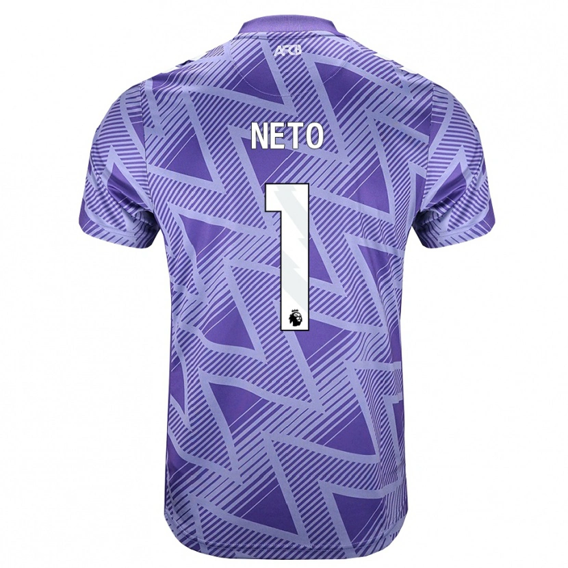 Danxen Herren Neto #1 Blassesviolett Rot Weiß Auswärtstrikot Trikot 2026/27 T-Shirt Österreich