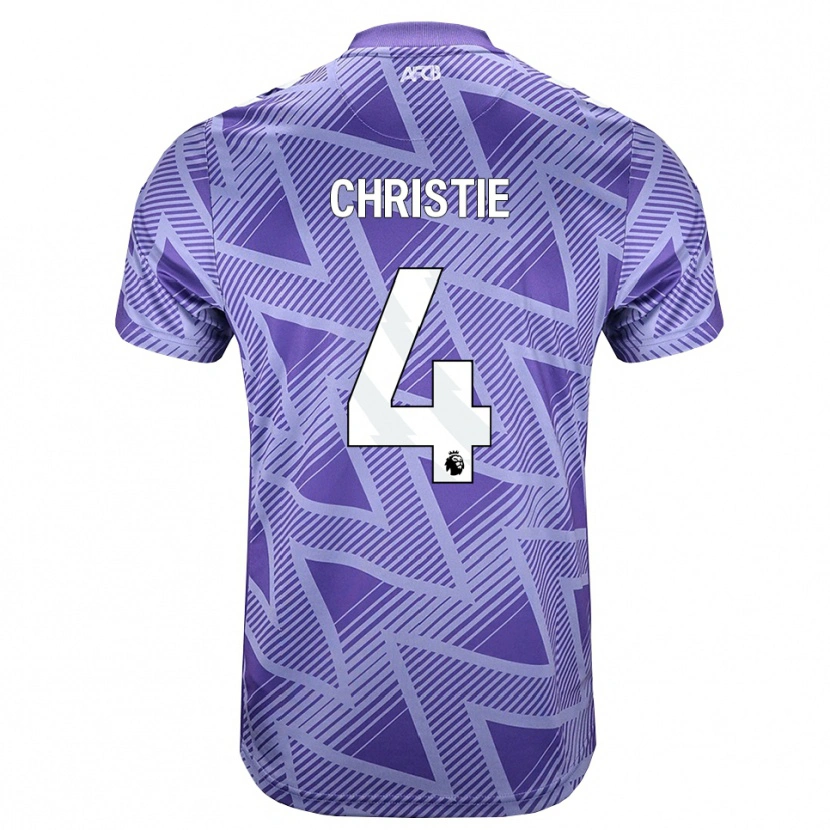 Danxen Herren Zac Christie #4 Blassesviolett Rot Weiß Auswärtstrikot Trikot 2026/27 T-Shirt Österreich