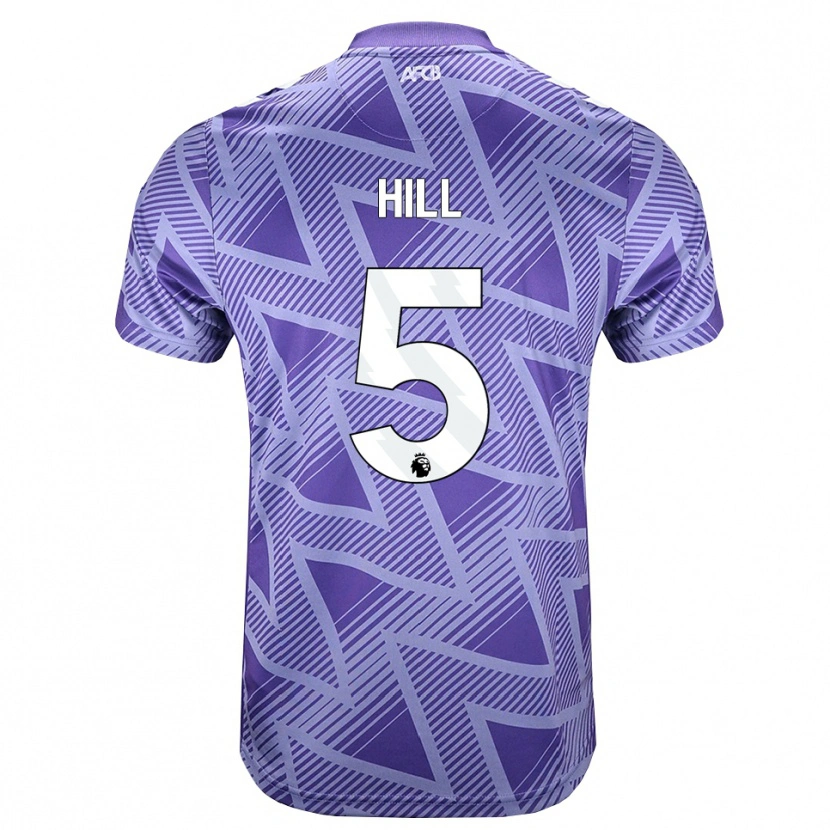 Danxen Herren James Hill #5 Blassesviolett Rot Weiß Auswärtstrikot Trikot 2026/27 T-Shirt Österreich